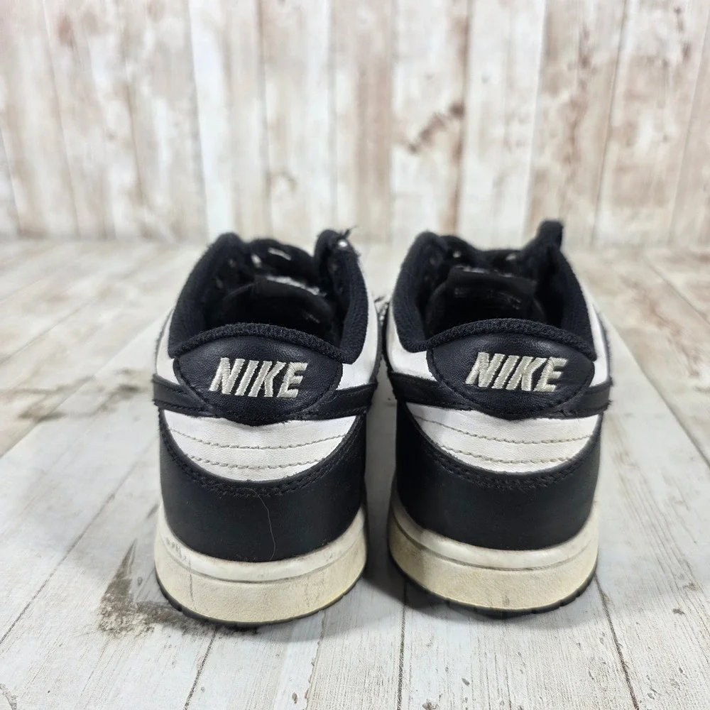 Nike Dunk Low Panda‎ Black White Sneakers CW1588-100 Kids Size 2.5Y
